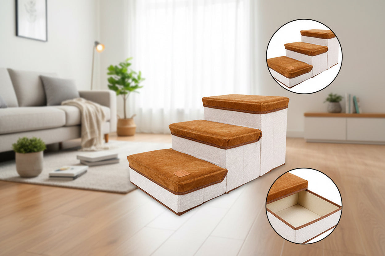 Foldable Storage Pet Dog Stairs