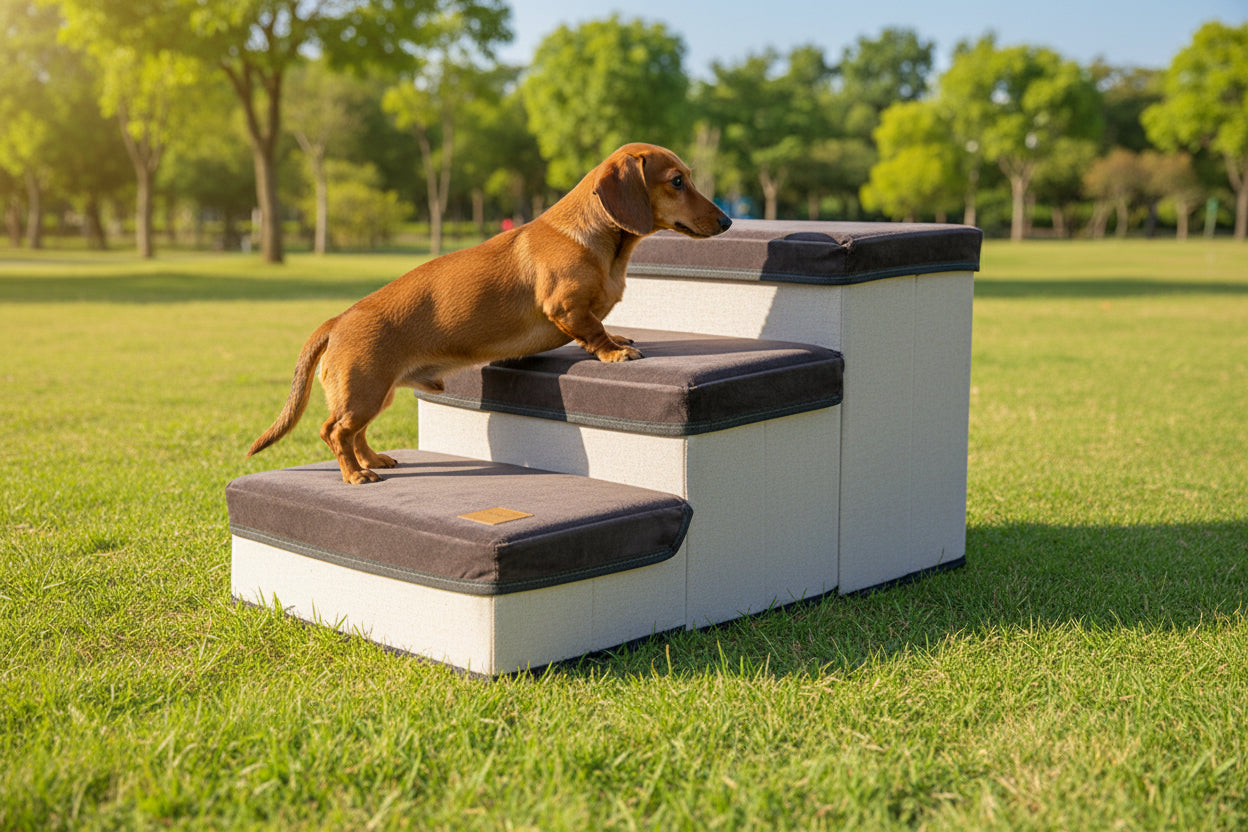 Foldable Storage Pet Dog Stairs